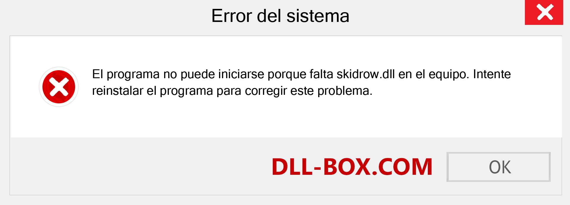 ¿Falta el archivo skidrow.dll ?. Descargar para Windows 7, 8, 10 - Corregir skidrow dll Missing Error en Windows, fotos, imágenes